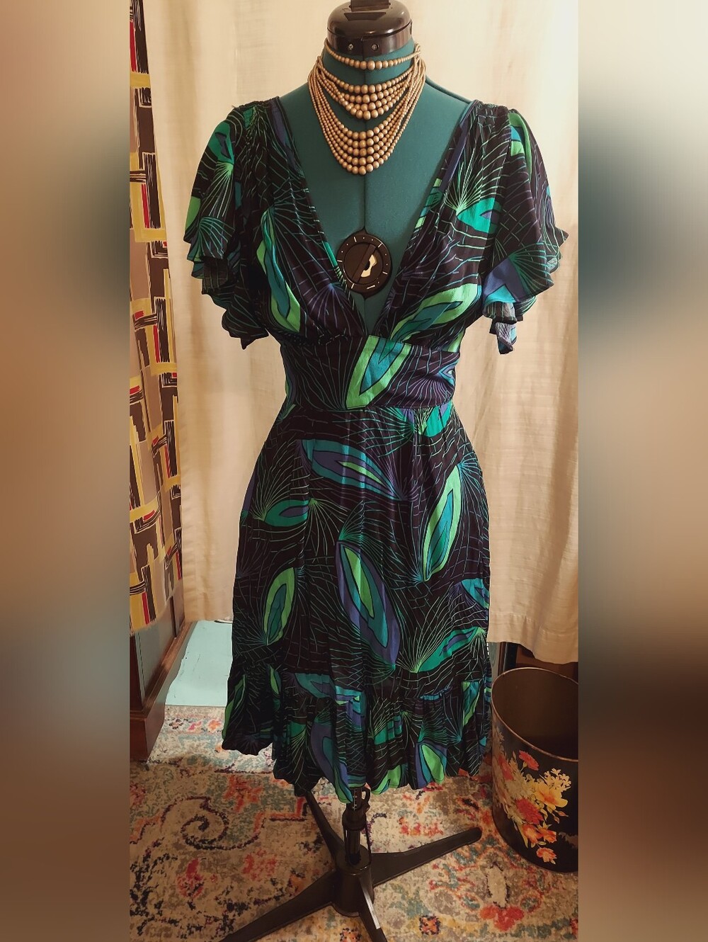 Trashy Diva Deco Peacock Dress